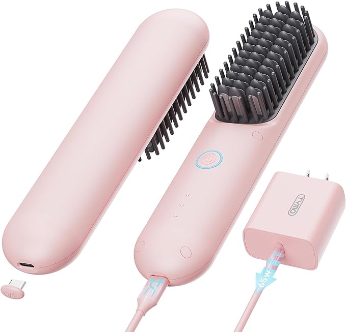TYMO PORTA PRO Cordless Hair Straightener Brush