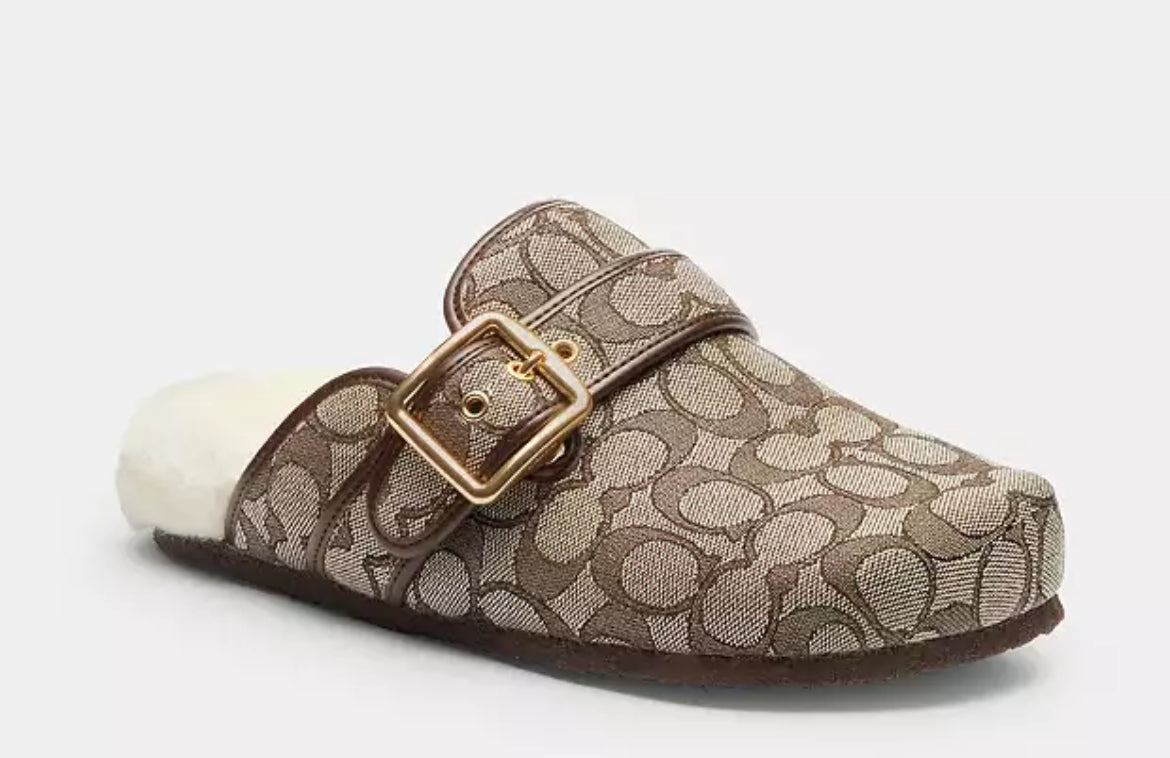 COACH® Outlet | Ashton Clog In Signature Jacquard