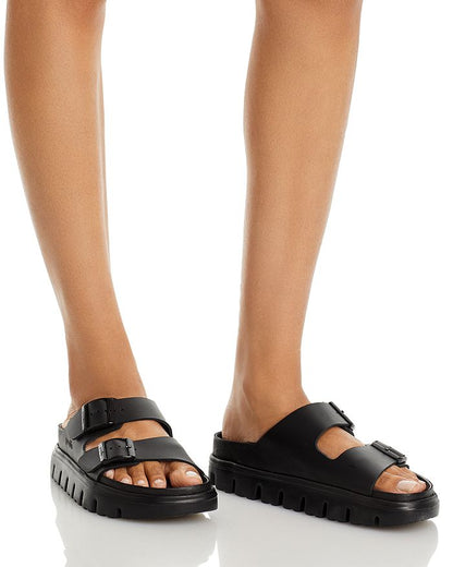 Birkenstock Women's Arizona Chunky Slip On Buckled Footbed Sandals Shoes