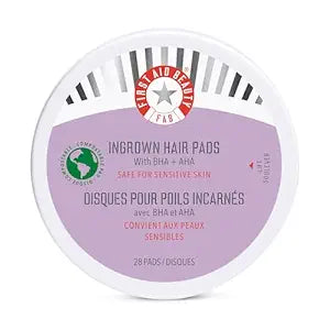 First Aid Beauty Ingrown Hair Pads with BHA + AHA – 28 pads