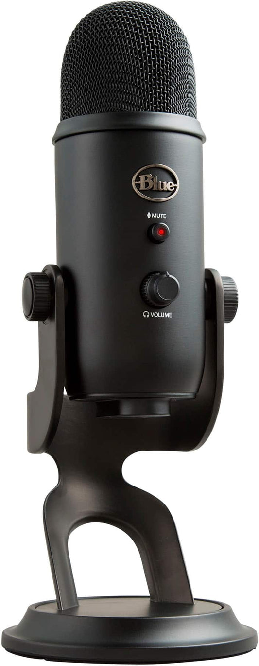 Blue Yeti Professional Multi-Pattern USB Condenser Microphone - Midnight Blue