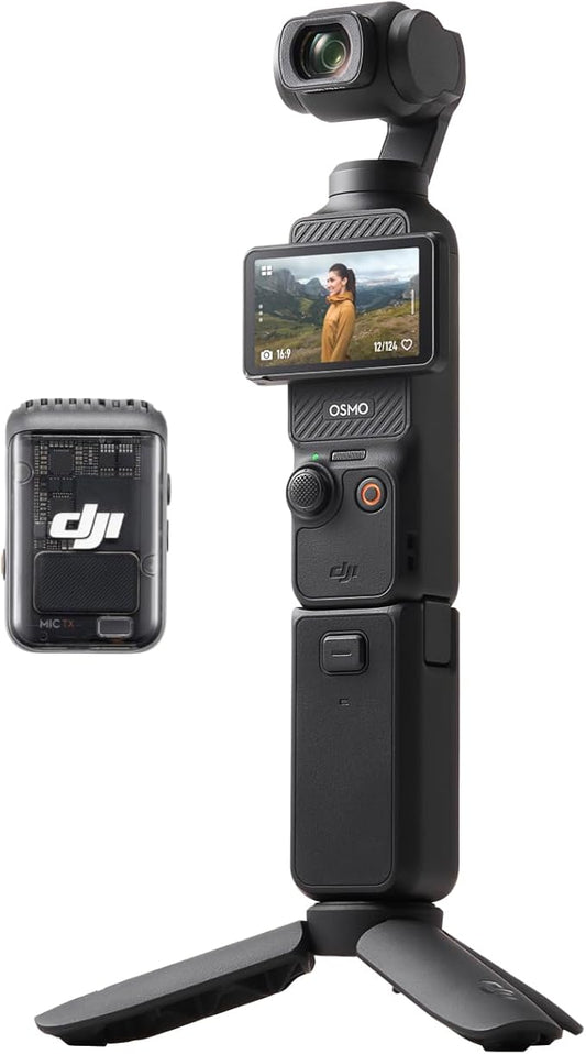 DJI Osmo Pocket 3 Creator Combo, Vlogging Camera