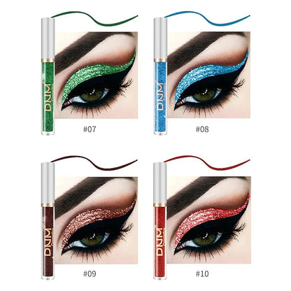 VOLLUCK 10 Colors glitter eyeliner liquid
