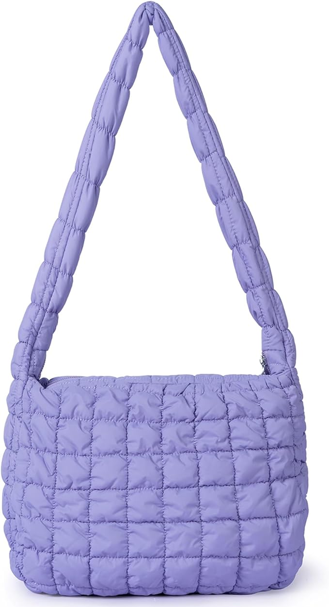 Puffer Tote Bag for Women Quilted Shoulder Bag