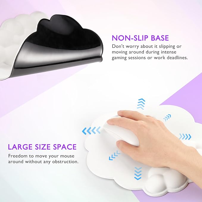 Cloud Wrist Rest - Wrist Cushion - Ergonomic Cloud Keyboard Wrist Rest