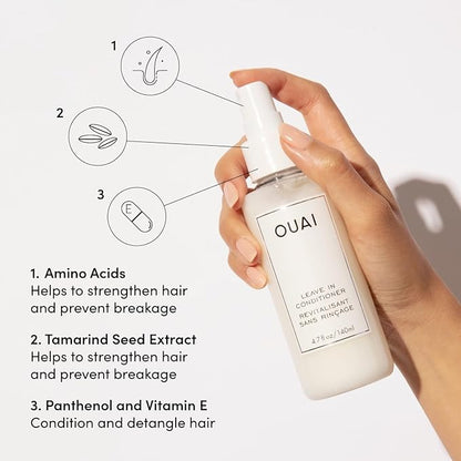 OUAI Leave In Conditioner & Heat Protectant Spray