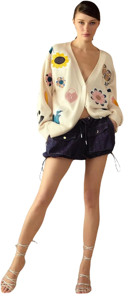 Cynthia Rowley Denim Cargo Shorts