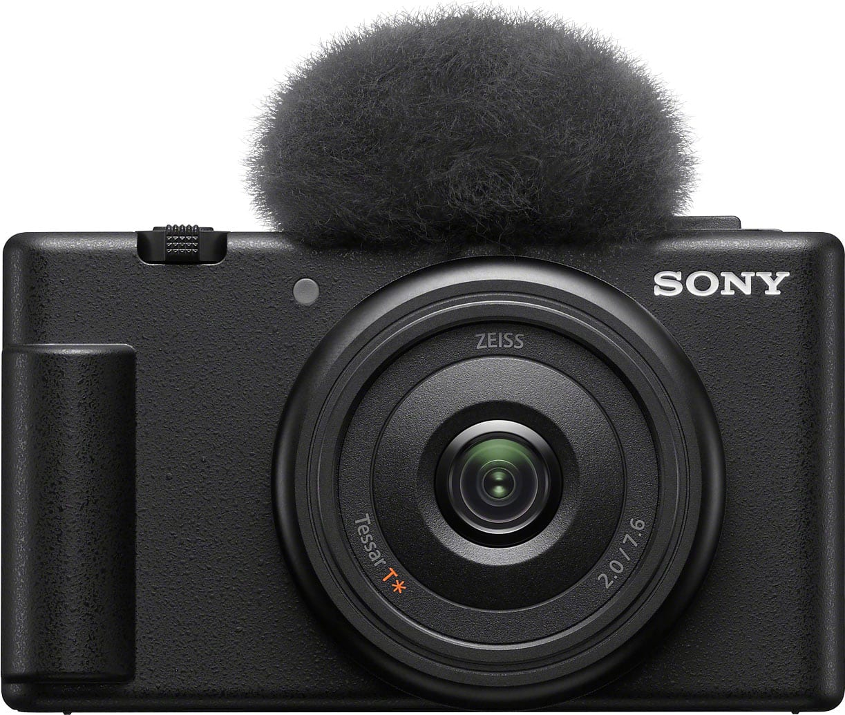 Sony - ZV-1F Vlog Camera for Content Creators and Vloggers - Black