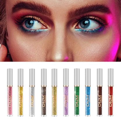 VOLLUCK 10 Colors glitter eyeliner liquid