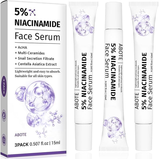 5% Niacinamide Serum for Face with 1% Ceramide Complex | 1% Snail Secretion Filtrate | 1% Hyaluronic Acid