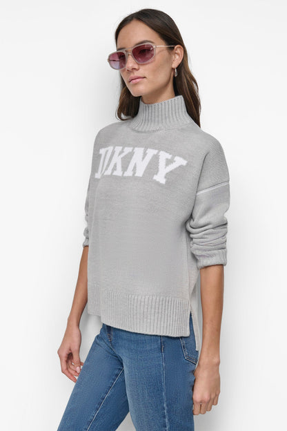 LOGO TURTLENECK SWEATER | DKNY