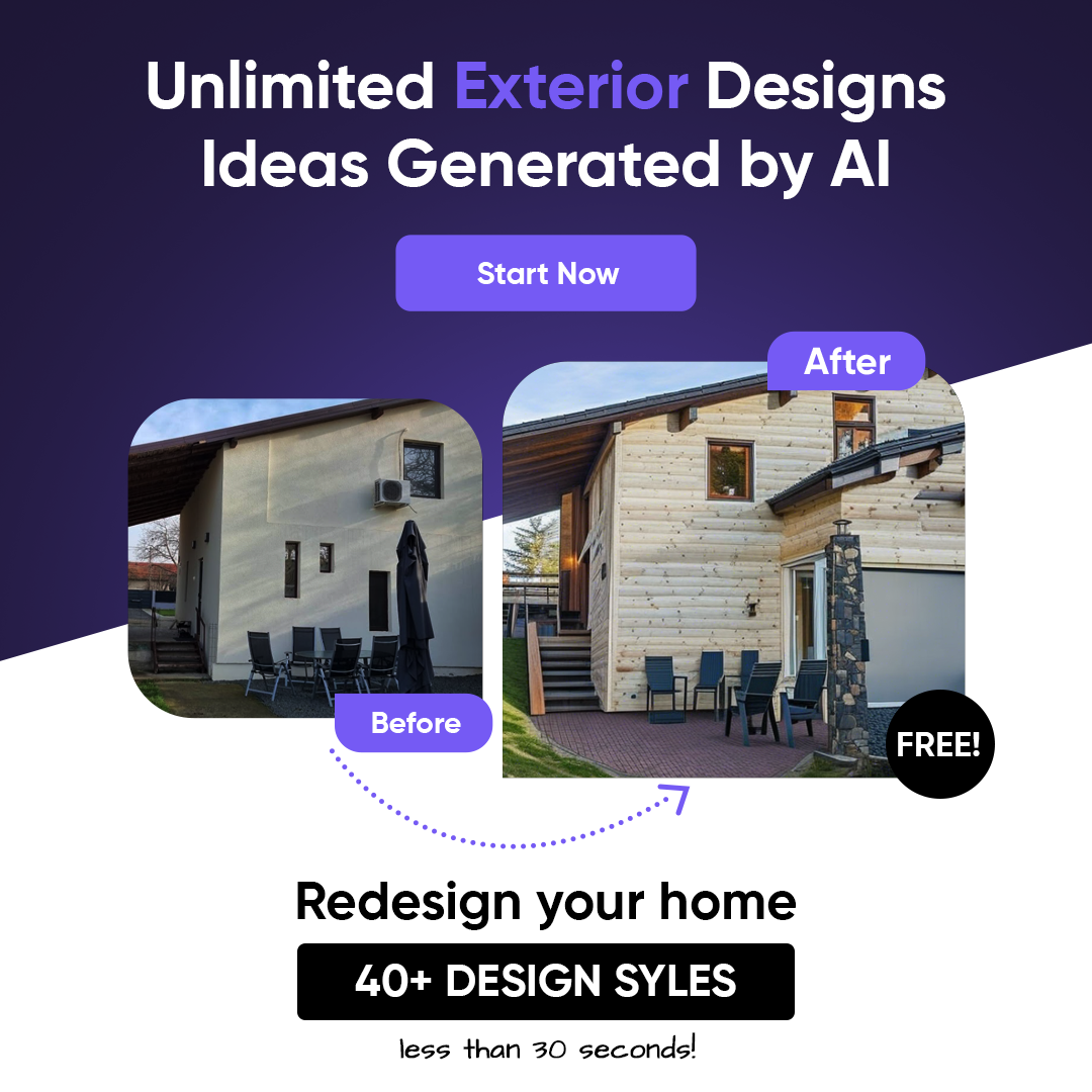 HomeDesigns AI - Interior & Exterior design with AI